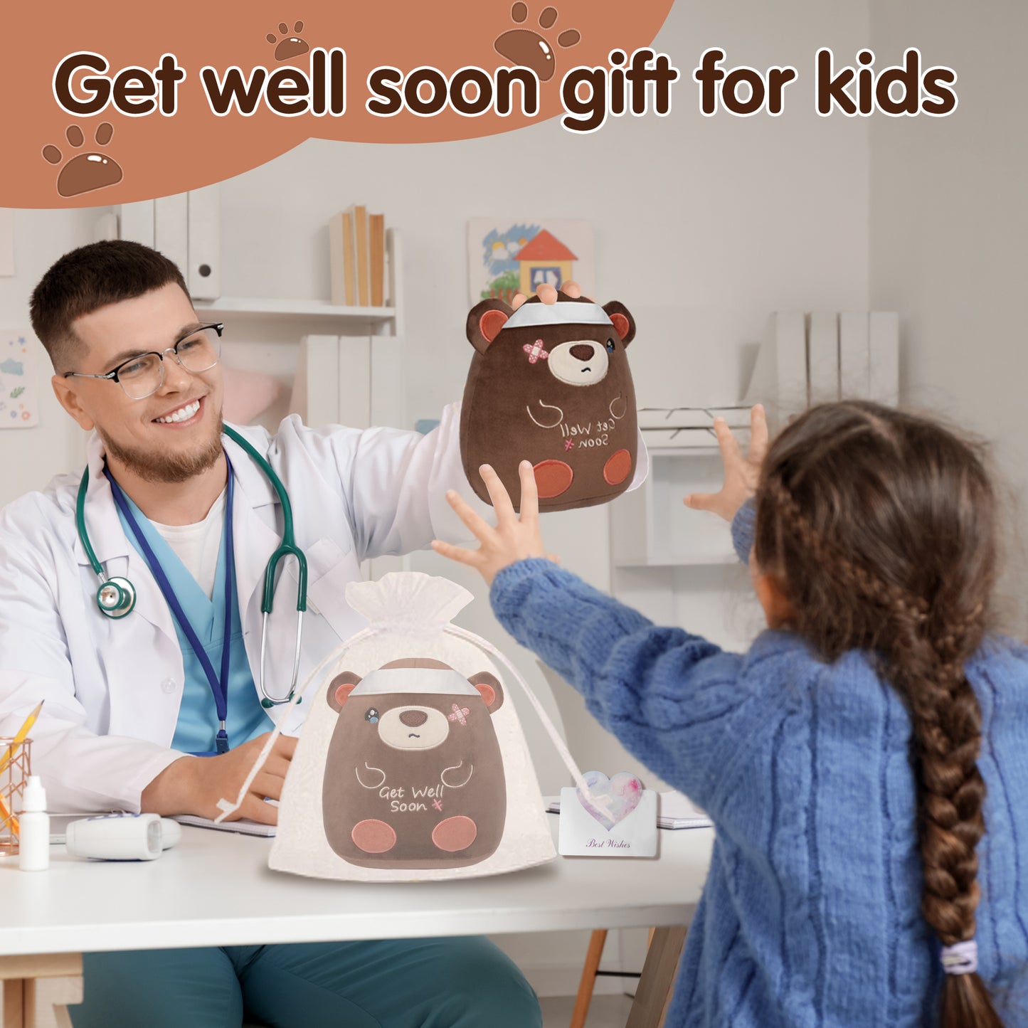 Get Well Soon Bear Plush