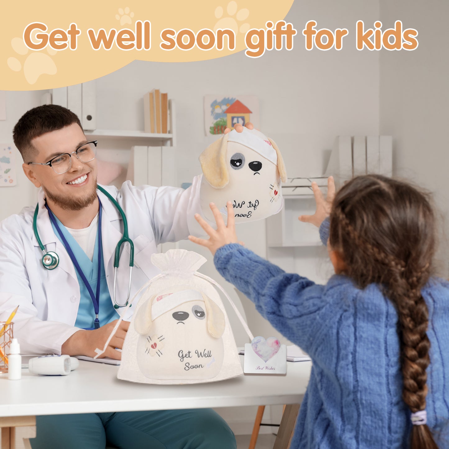 Get Well Soon Dog Plush