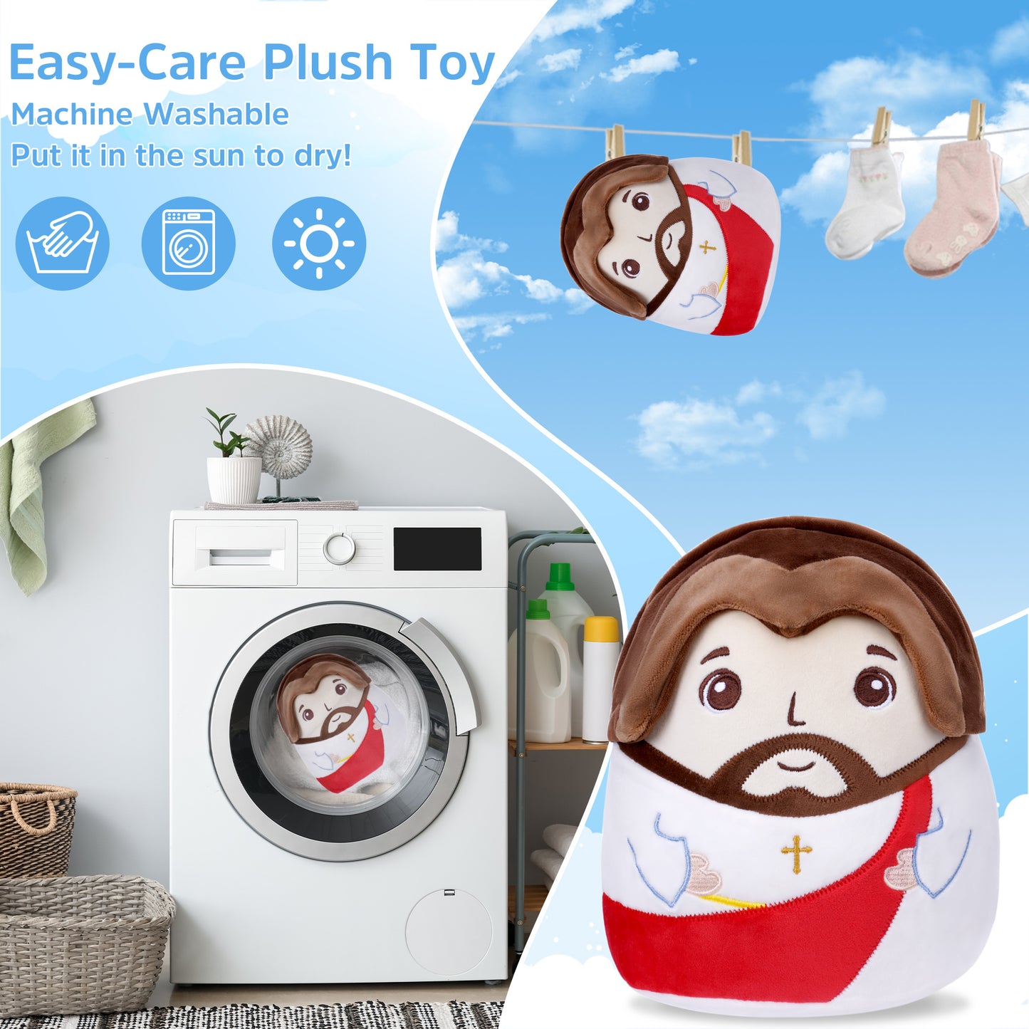 Jesus Plush Stuffed Doll