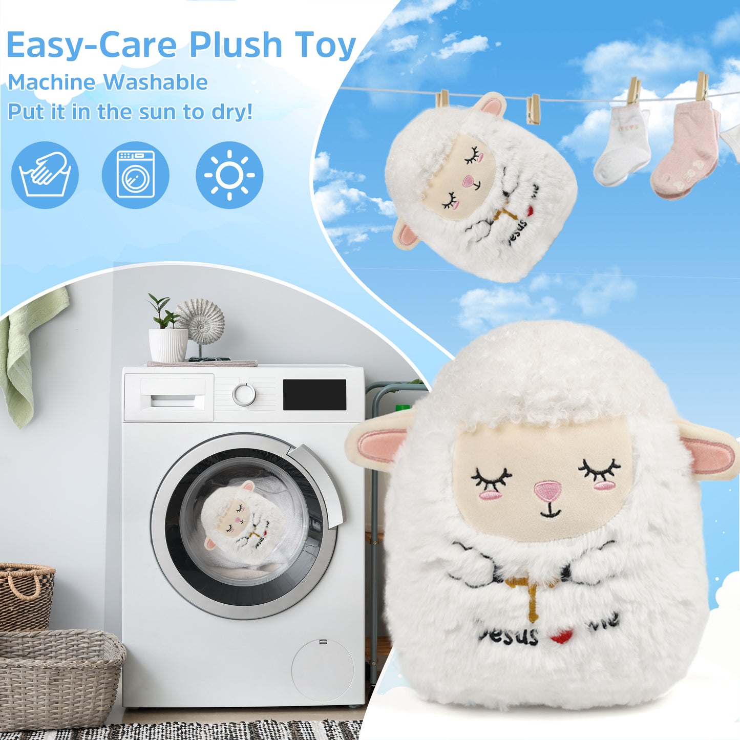Lamb Jesus Plush Toy