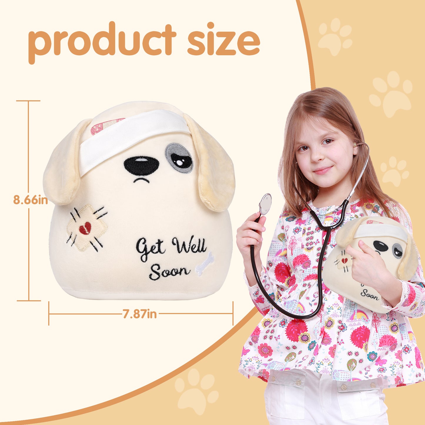 Get Well Soon Dog Plush