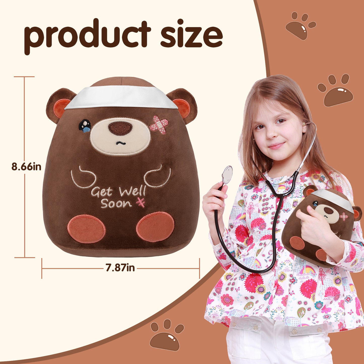 Get Well Soon Bear Plush
