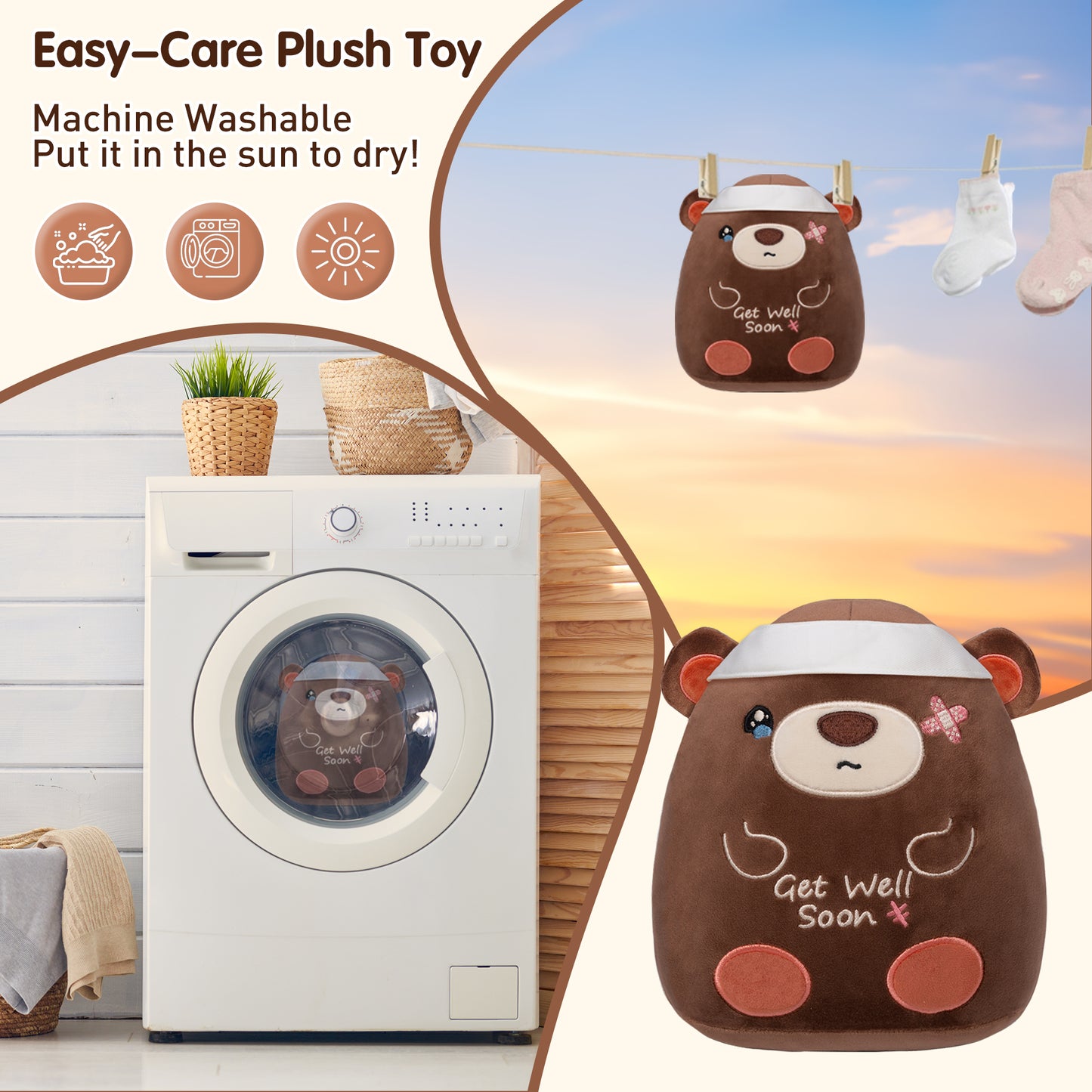 Get Well Soon Bear Plush
