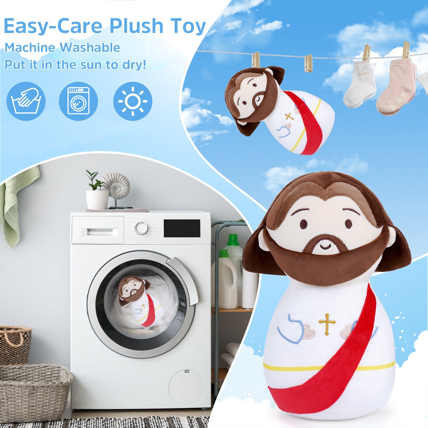 Jesus Plush Stuffed Doll